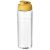 H2O Vibe 850 ml flip lid sport bottle, PET Plastic, PP Plastic, Transparent,Yellow  