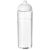 H2O Vibe 850 ml dome lid sport bottle, PET Plastic, PP Plastic, Transparent,White