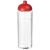 H2O Vibe 850 ml dome lid sport bottle, PET Plastic, PP Plastic, Transparent,Red  