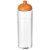 H2O Vibe 850 ml dome lid sport bottle, PET Plastic, PP Plastic, Transparent,Orange  
