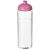 H2O Vibe 850 ml dome lid sport bottle, PET Plastic, PP Plastic, Transparent,Pink  