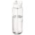 H2O Vibe 850 ml spout lid sport bottle, PET Plastic, PP Plastic, Transparent,White