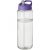 Sticla de apa, sport, 850 ml, 24.3xØ 7.35 cm, H2O, 20IUN0669, Transparent, Violet, PET, Polipropilena