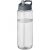 Sticla de apa, sport, 850 ml, 24.3xØ 7.35 cm, H2O, 20IUN0671, Transparent, Gri, PET, Polipropilena