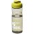 H2O Eco 650 ml  flip lid sport bottle, PCR Plastic, PP Plastic, Heather Charcoal,Lime green