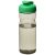 H2O Eco 650 ml  flip lid sport bottle, PCR Plastic, PP Plastic, Heather Charcoal,Bright green