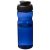 H2O Eco 650 ml  flip lid sport bottle, PCR Plastic, PP Plastic, Blue, solid black