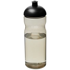   H2O Eco 650 ml dome lid sport bottle, PCR Plastic, PP Plastic, Charcoal, solid black