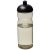 H2O Eco 650 ml dome lid sport bottle, PCR Plastic, PP Plastic, Charcoal, solid black