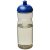 H2O Eco 650 ml dome lid sport bottle, PCR Plastic, PP Plastic, Heather Charcoal,Royal blue