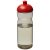 H2O Eco 650 ml dome lid sport bottle, PCR Plastic, PP Plastic, Heather Charcoal,Red  