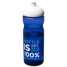H2O Eco 650 ml dome lid sport bottle, PCR Plastic, PP Plastic, Blue,White