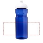 H2O Eco 650 ml dome lid sport bottle, PCR Plastic, PP Plastic, Blue,White