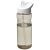 H2O Eco 650 ml  spout lid sport bottle, PCR Plastic, PP Plastic, Silicone, Heather Charcoal,White