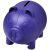 Oink small piggy bank, GPPS Plastic, Purple