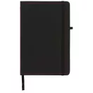 Agenda A5 cu pagini dictando, 96 foi, Everestus, 20IAN1817, Negru, Poliuretan
