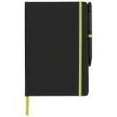 Set agenda A5 si Pix stylus, 96 foi dictando, Everestus, 20IAN1815, Negru, Poliuretan