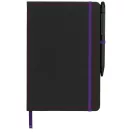 Set agenda A5 si Pix stylus, 96 foi dictando, Everestus, 20IAN1816, Negru, Poliuretan