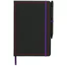 Set agenda A5 si Pix stylus, 96 foi dictando, Everestus, 20IAN1816, Negru, Poliuretan