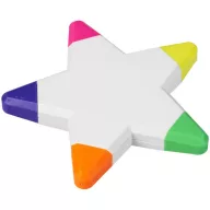 Solvig star highlighter, Polypropylene, White