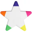 Solvig star highlighter, Polypropylene, White