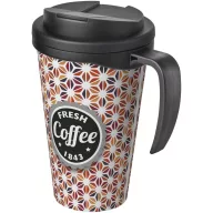   Cana de voiaj, 350 ml, 13,5x15,5xø9,5 cm, Brite-Americano, 20SEP0849, Polipropilena, Negru, Negru