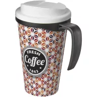   Cana de voiaj, 350 ml, 13,5x15,5xø9,5 cm, Brite-Americano, 20SEP0853, Polipropilena, Negru, Alb