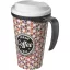 Cana de voiaj, 350 ml, 13,5x15,5xø9,5 cm, Brite-Americano, 20SEP0853, Polipropilena, Negru, Alb