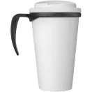 Cana de voiaj, 350 ml, 13,5x15,5xø9,5 cm, Brite-Americano, 20SEP0853, Polipropilena, Negru, Alb