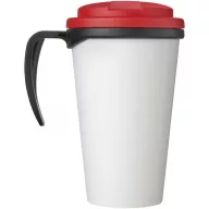   Cana de voiaj, 350 ml, 13,5x15,5xø9,5 cm, Brite-Americano, 20SEP0852, Polipropilena, Negru, Rosu