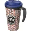 Cana de voiaj, 350 ml, 13,5x15,5xø9,5 cm, Brite-Americano, 20SEP0850, Polipropilena, Negru, Albastru