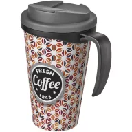   Cana de voiaj, 350 ml, 13,5x15,5xø9,5 cm, Brite-Americano, 20SEP0851, Polipropilena, Negru, Gri