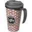 Cana de voiaj, 350 ml, 13,5x15,5xø9,5 cm, Brite-Americano, 20SEP0851, Polipropilena, Negru, Gri