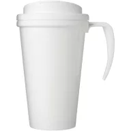   Cana de voiaj, 350 ml, 13,5x15,5xø9,5 cm, Brite-Americano, 20SEP0854, Polipropilena, Alb