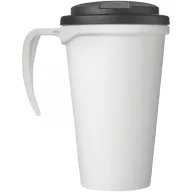   Cana de voiaj, 350 ml, 13,5x15,5xø9,5 cm, Brite-Americano, 20SEP0863, Polipropilena, Alb, Negru