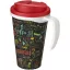 Cana de voiaj, 350 ml, 13,5x15,5xø9,5 cm, Brite-Americano, 20SEP0862, Polipropilena, Alb, Rosu