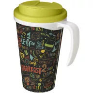   Cana de voiaj, 350 ml, 13,5x15,5xø9,5 cm, Brite-Americano, 20SEP0859, Polipropilena, Alb, Verde