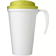   Cana de voiaj, 350 ml, 13,5x15,5xø9,5 cm, Brite-Americano, 20SEP0859, Polipropilena, Alb, Verde