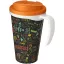 Cana de voiaj, 350 ml, 13,5x15,5xø9,5 cm, Brite-Americano, 20SEP0860, Polipropilena, Alb, Portocaliu
