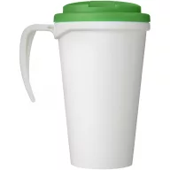   Cana de voiaj, 350 ml, 13,5x15,5xø9,5 cm, Brite-Americano, 20SEP0857, Polipropilena, Alb, Verde