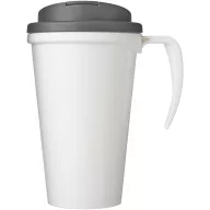   Cana de voiaj, 350 ml, 13,5x15,5xø9,5 cm, Brite-Americano, 20SEP0858, Polipropilena, Alb, Gri