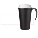 Cana de voiaj, 350 ml, 13,5x16,5xø5,5 cm, Americano, 20SEP0778, Polipropilena, Negru, Alb