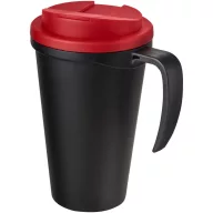   Cana de voiaj, 350 ml, 13,5x16,5xø5,5 cm, Americano, 20SEP0777, Polipropilena, Negru, Rosu