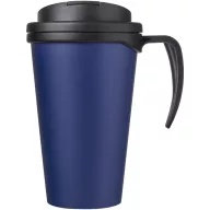   Cana de voiaj, 350 ml, 13,5x16,5xø5,5 cm, Americano, 20SEP0769, Polipropilena, Albastru, Negru