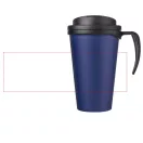 Cana de voiaj, 350 ml, 13,5x16,5xø5,5 cm, Americano, 20SEP0769, Polipropilena, Albastru, Negru