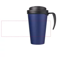   Cana de voiaj, 350 ml, 13,5x16,5xø5,5 cm, Americano, 20SEP0769, Polipropilena, Albastru, Negru