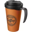 Cana de voiaj, 350 ml, 13,5x16,5xø5,5 cm, Americano, 20SEP0775, Polipropilena, Portocaliu, Negru