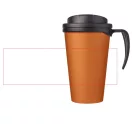 Cana de voiaj, 350 ml, 13,5x16,5xø5,5 cm, Americano, 20SEP0775, Polipropilena, Portocaliu, Negru