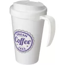 Cana de voiaj, 350 ml, 13,5x16,5xø5,5 cm, Americano, 20SEP0779, Polipropilena, Alb