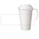 Cana de voiaj, 350 ml, 13,5x16,5xø5,5 cm, Americano, 20SEP0779, Polipropilena, Alb